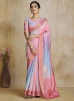 Silk Multi Colour Festival Wear Printed Saree